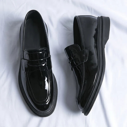 New Summer Slip on Flats Stylish Leather Men's Loafers Fashion Casual Shoes Man Light Antiskid Driving Shoes Handmade Moccasins