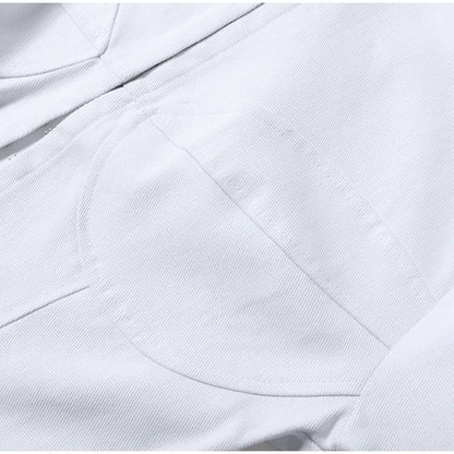 Elegant White Women's Long Sleeve Top Slim Fit Corset Bustier Shirt Casual Office Party Streetwear Y2K Fashion Outerwear 2026