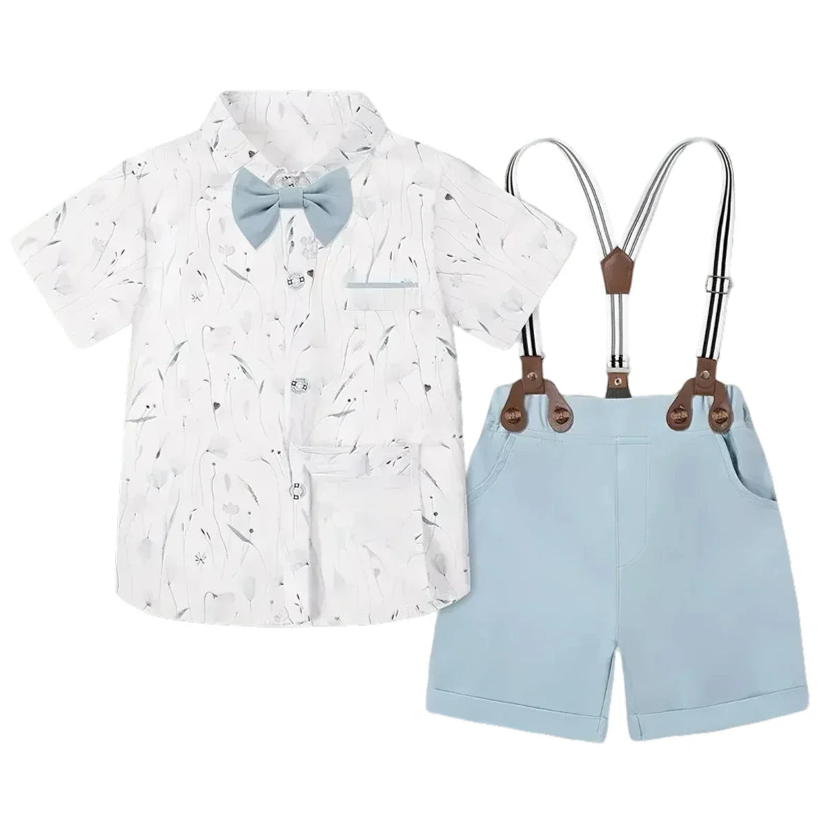 Baby Boy Clothes Toddler Wedding Outfit Kids Formal Birthday Party Suit Set Infant Graduation Piano Performance School Clothes