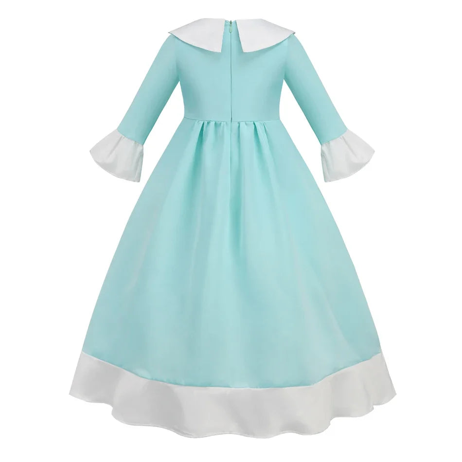 Daisy Girls Princess Dress Cartoon Movie Cosplay Costume Summer Kids Orange Party Outfits 2-10 Years Halloween Fancy Clothes