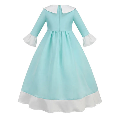 Daisy Girls Princess Dress Cartoon Movie Cosplay Costume Summer Kids Orange Party Outfits 2-10 Years Halloween Fancy Clothes
