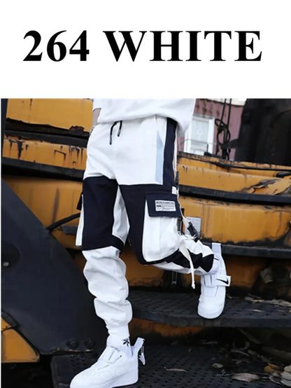 Mens Techwear Sweatpants Y2K Streetwear Jogging Pants Men Hip Hop Street Dance Casual Trousers Vintage Cargo Pant Pantalon Homme