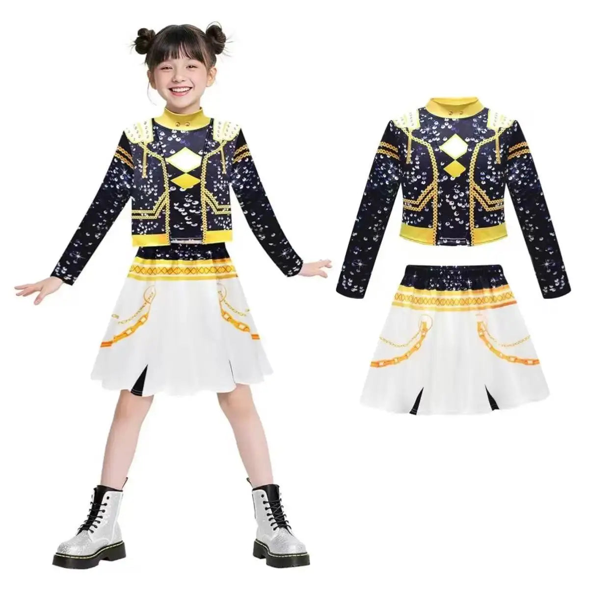 Mira Cosplay Costume kpop Women Girls Halloween Carnival Audlt Kids Child Party Role Playing Outfits
