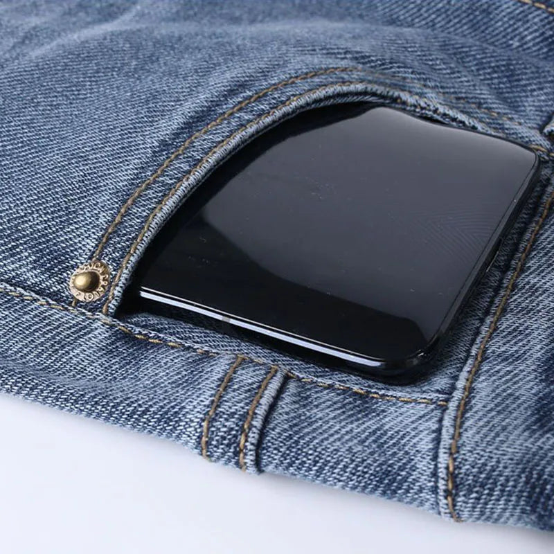 Women High Waisted Denim Shorts Versatile Chic Button Design Hot Short Jeans Woman Streetwear A-Line Wide Leg Cowboy Shorts
