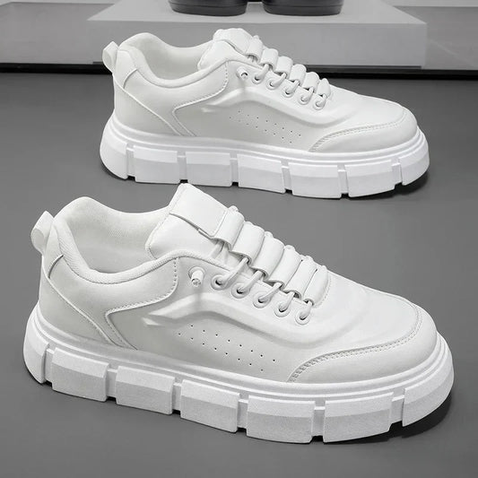 New Casual Shoes for Men 2025 Men's Oxford Shoes Retro Luxury Leather Shoes Fashion Breathable Sneakers Handmade Platform Boot