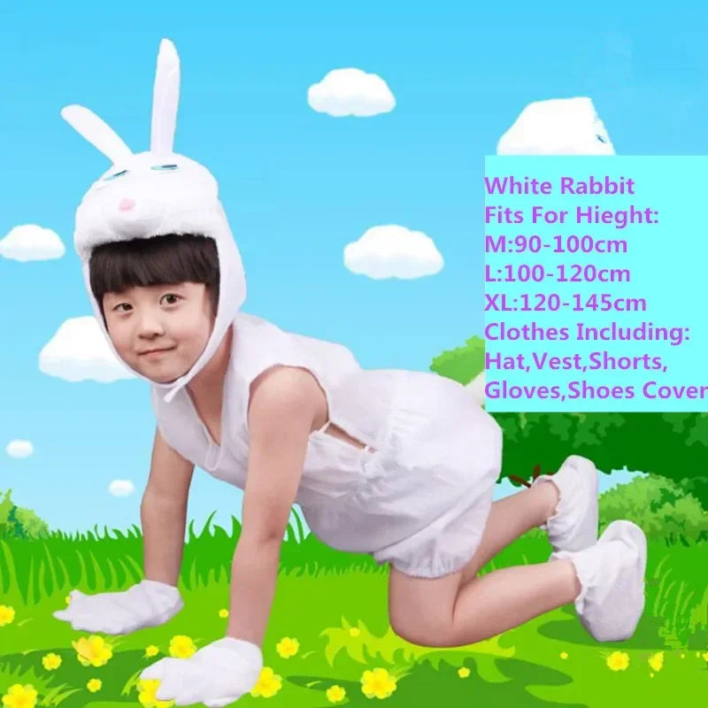 Cute Multiple Animal Costume Children Kids Boys Girls Summer Short Cosplay Costumes  Carnival Party Dress Halloween