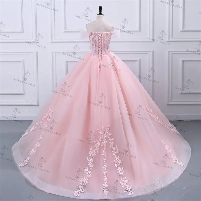 Sweet 15 Quinceanera Dresses Off The Shoulder Birthday Party Dress Formal Ball Gown 15 Year Old Dress Customized