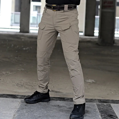 2024 New Summer Tactical Cargo Pants Casual Trousers Men Wear-resisting Multi-Pockets Quick Dry Outdoor Hiking Work Trousers Men