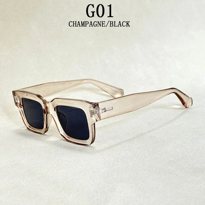 2024 Square Sunglasses For Men Luxury Vintage Sunglasses Women Trendy Retro Men Fashion Gafas De Sol Hombre Lunette Soleil Femme
