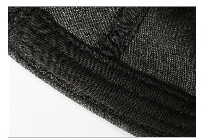 Hatsmen's Four Seasons Denim Cloth Gua Skin Hat, Street Bare Panel, Landlord Hat, Personality Fashion, Retro Outdoor Trend
