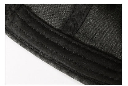 Hatsmen's Four Seasons Denim Cloth Gua Skin Hat, Street Bare Panel, Landlord Hat, Personality Fashion, Retro Outdoor Trend