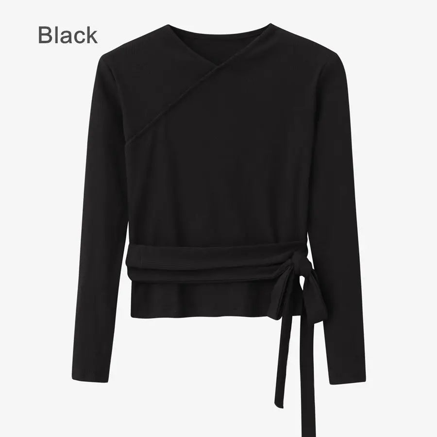 AS 2024 woman clothes thicken ribbing closed-fit wrap tops + Satin Adjustable straps dress (ship out in 1 day)