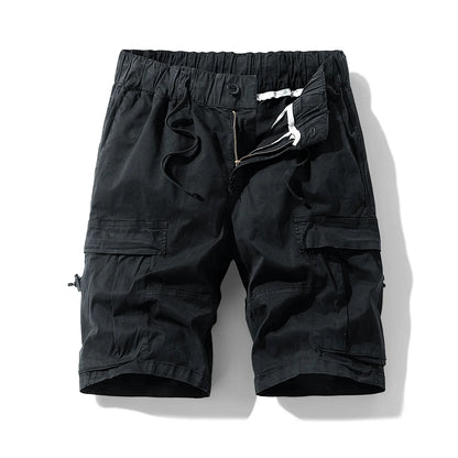 Men Multi Pocket Loose Cargo Pants Men Thin Breathable Casual Outdoor Male Shorts Men Summer Shorts New Trendy Sports Shorts