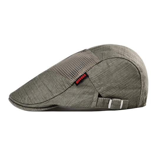 Cotton Flat Ivy Cap Men Retro Newsboy Caps Distressed Male Golf Boina Baker Boy Hat Adjustable Spring Summer Autumn Beret