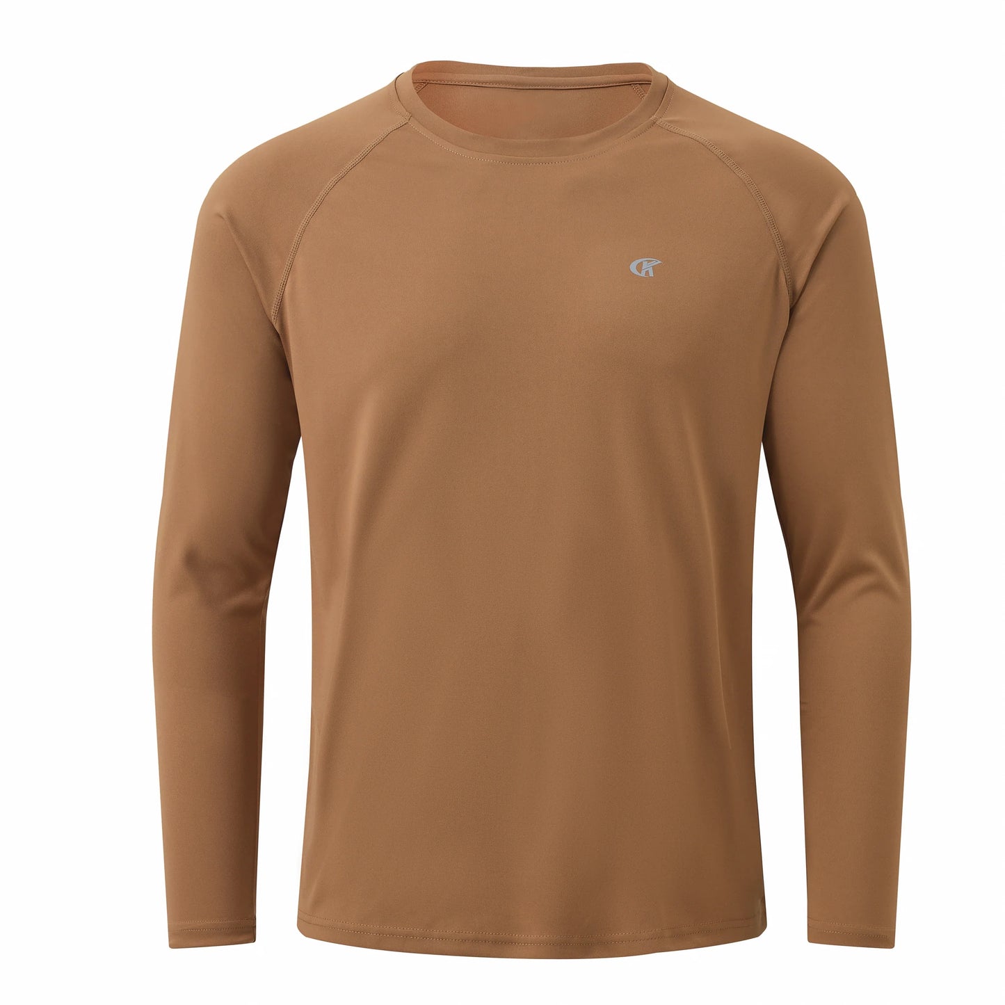 Men UPF 50+ Long Sleeve T-Shirt, Rash Guard Breathable Tops, Pullover Shirt for Sport Fishing Hiking Running Beach Surfing