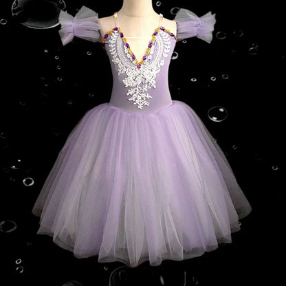 Girl Ballet Dress Tutu Outfit Vestidos Princess Dance Costumes Kids Clothes Summer Girls Dresses Ballet Leotards Children's Day