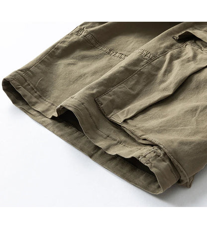 Men Multi Pocket Loose Cargo Pants Men Thin Breathable Casual Outdoor Male Shorts Men Summer Shorts New Trendy Sports Shorts