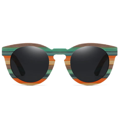 Natural Bamboo And Wooden Sunglasses VIP Manual Polarized Glasses Luxury Brand Environmental Degradable Glasses Gift Box