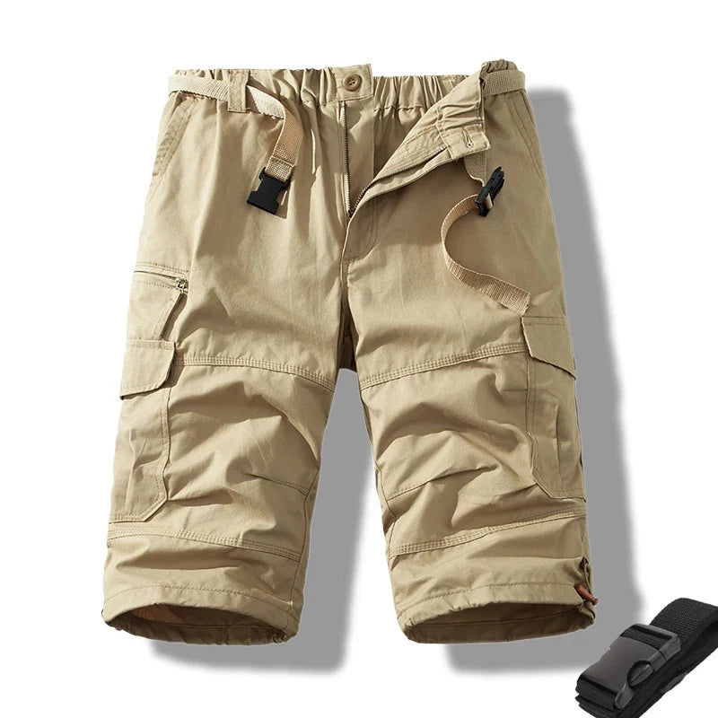 Tactical Cargo Shorts Men Casual Sports Shorts Man Hiking Fishing Joggers Long Shorts