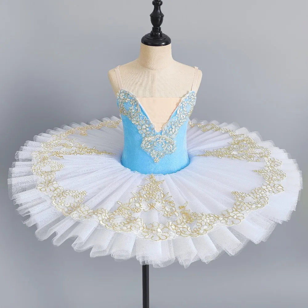 Princess Performance Fairy Tutu Kids Clothes Ballet Leotards for Girls Dress Stage Costumes Dance Wear Summer Children Clothing