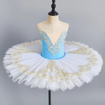 Princess Performance Fairy Tutu Kids Clothes Ballet Leotards for Girls Dress Stage Costumes Dance Wear Summer Children Clothing