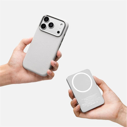 Luxury Business Shockproof PU Leather Camera Button Case For iPhone 17 Pro Max Air For Magsafe Magnetic Wireless Charging Cover