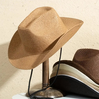 Large Size 56-60cm New Natural Panama Straw Hat Summer fashion Men Women Wide Brim Beach UV Protection Fedora Bohemia Sun Hat