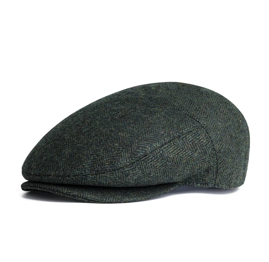 Men Wool Blend XL XXL Ivy Newsboy Cap Classic Tweed Gatsby Cabbie Flat Hat