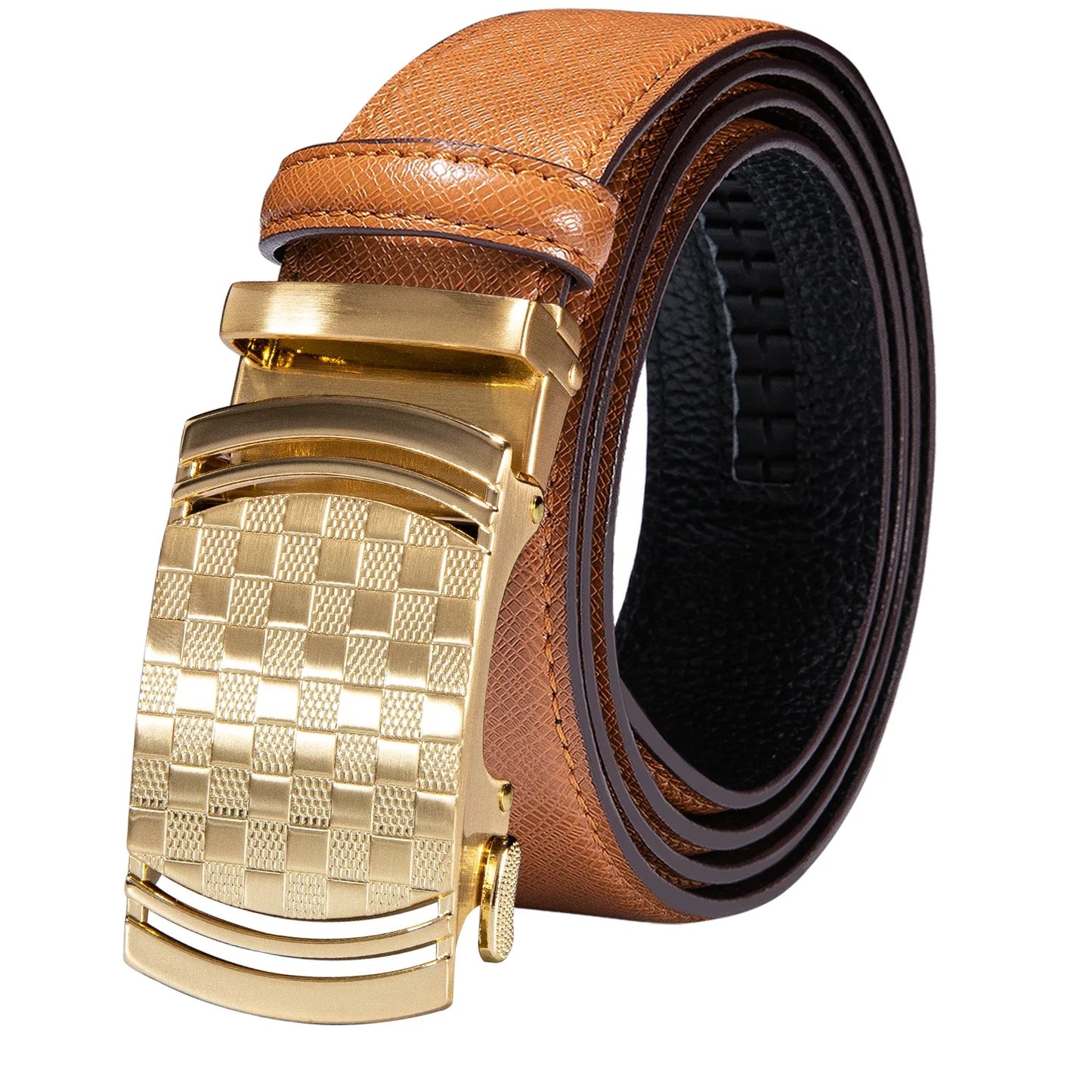 Men's Orange Brown Belt for Jeans New Yellow Green Blue Leather Jeans Belts Fashion Cowboy Genuine Leather Belt Strap