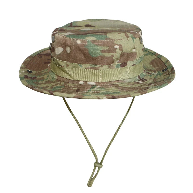 Breathable  Boonie Hat Sun Protection Cap UPF50+ UV Wide Brim Outdoor Hat Foldable Lightweight Fishing Camping Beach Hat