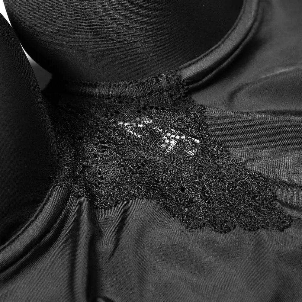 Fajas Underwear Body Shapers Women Shapewear Bodysuit Sexy Lace Open Crotch Lingerie V-collar with Bras