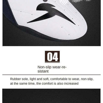 Adult Kids Wear-Resistant Taekwondo Shoes Karate Sneakers Thick Soft Sole Breathable Men Martial Arts Kung Fu Boxing Shoe