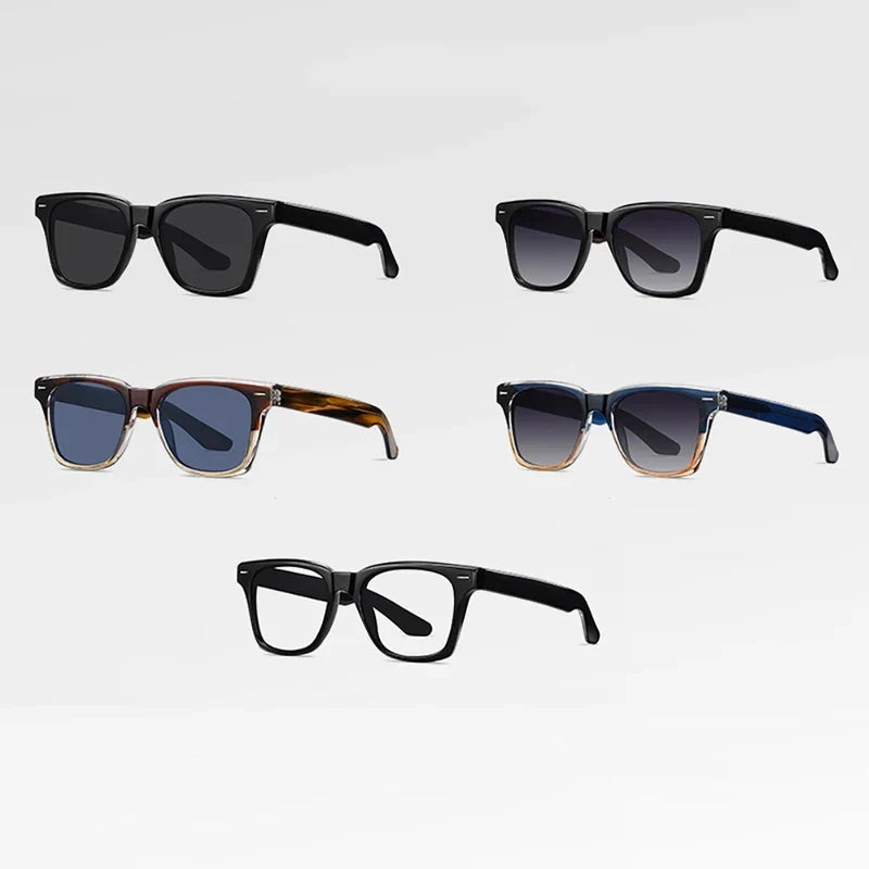 2026 New Fashion square polarized Unisex Sunglasses men women acetate Frame uv400 Sun Glasses