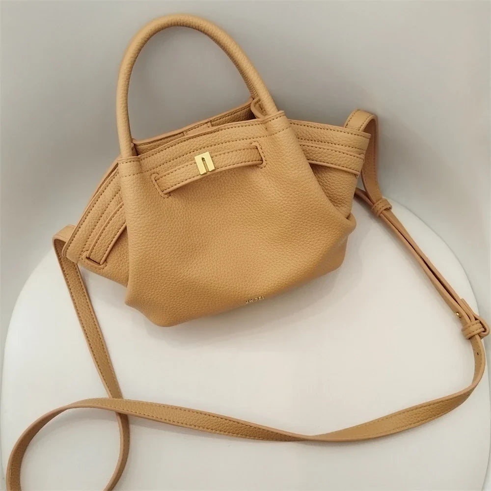 Women's Dumpling Bag Large Capacity Tote Handbag, Trendy Shoulder Bag Light Luxury Soft Leather Casual Daily Crossbody