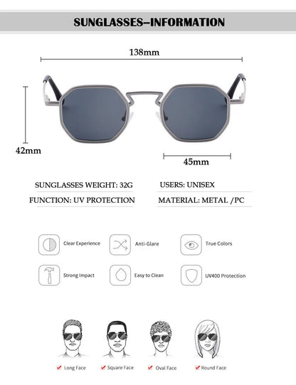 2025 Sunglass Men Vintage Fashion Glasses Luxury Sunglasses Women Trendy Vacation Sunglasses For Men Lunette Soleil Femme Shades