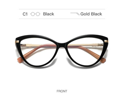 New Cat Eye Optical Glasses Women Myopia Prescription Glasses Hyperopia Reading Glasses Anti Blue Light Computer Eyewear