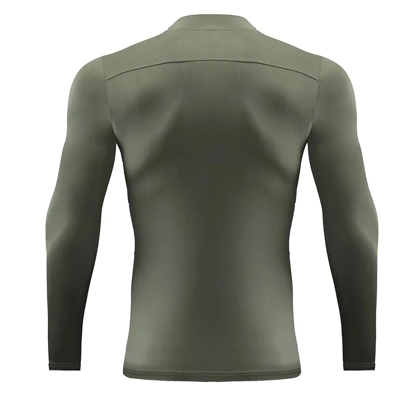 Men Children Long Sleeve Running Slim Tops Tees Sportswear Gym Fitness Compression T-shirt Outdoor Football Jersey Jogging Tight