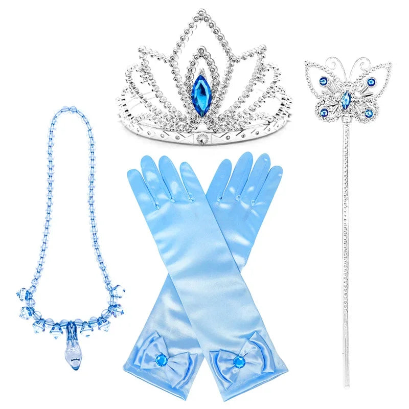 Deluxe Elegant Cinderella Princess Ball Gown Fancy Birthday Cinderella Party Dress Vestidos Costume Play Carnival Apparel