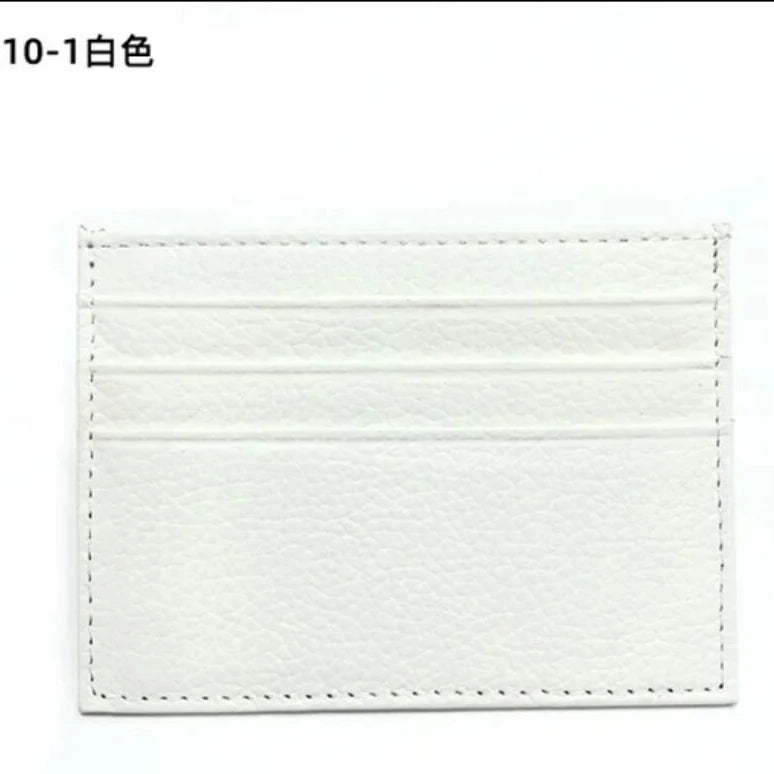 Porte-cartes en cuir de vachette avec logo personnalisé pour femme et homme, sac à cartes fin en cuir véritable, gravure du nom, portefeuille de luxe décontracté