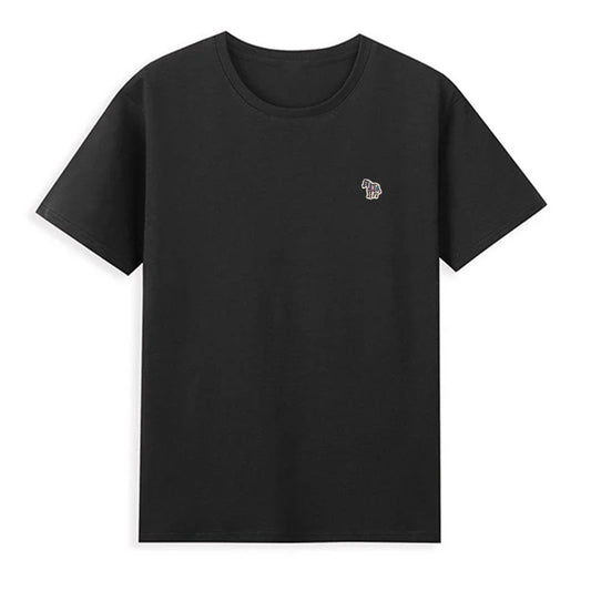 Korea Style brand Cotton O-Neck Minimalist Front Back letter Printed Pattern Tees Summer Harajuku Men Women Short Sleeve T-shirt