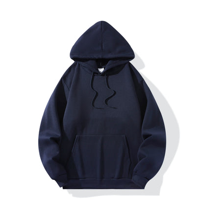 Men's Autumn and Winter Solid Color Hoodie+jogging Pants Two-piece Set Fashionable Outdoor Casual Sportswear Men's Tracksuit