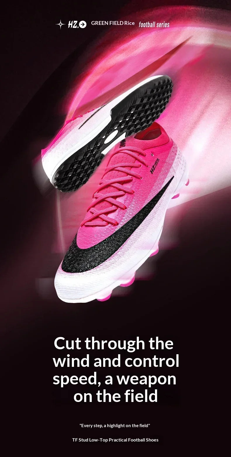 New Men Soccer Shoes Hot Sale Women Professional Football Boots Futsal Cleats Ultralight Unisex High-quality TF/FG Sneakers