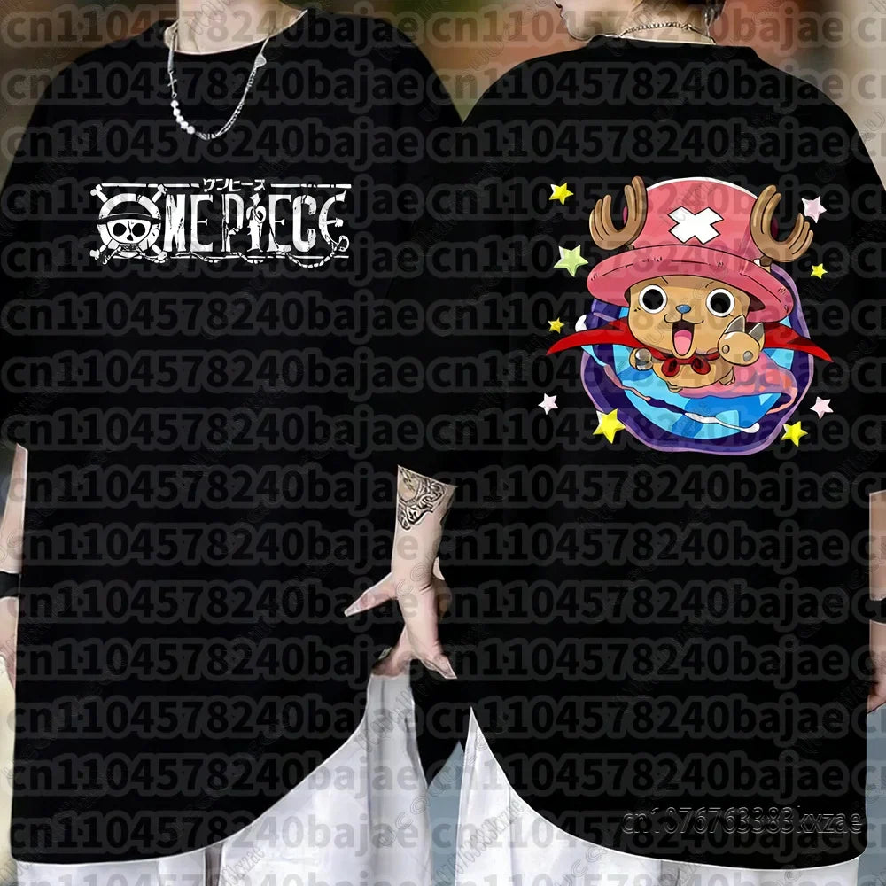 One Piece Monkey D Luffy Anime T Shirt Men Women Summer Cotton Short Sleeve Tee Cartoon Print Streetwear Casual Graphic Top 2026