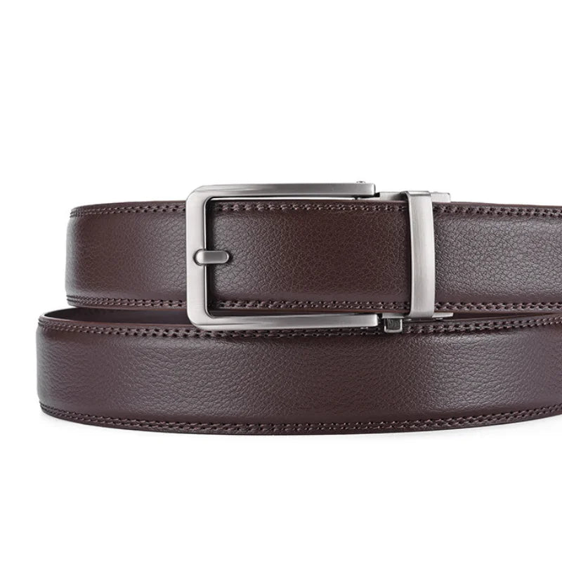 Famous Luxury Brand Belt for Men High Quality Genuine Luxury Leather Belt for Men Waist Straps for Jeans Metal Automatic Buckle
