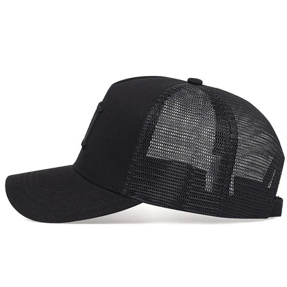 Unisex Gothic Letter Embroidery Baseball Net Caps Spring and Summer Outdoor Adjustable Casual Hats Sunscreen Hat