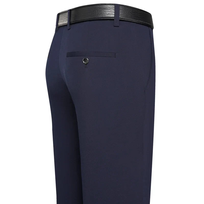 29-40 Summer Thin Casual Pants Business Men's Pants Middle-aged Dad Casual Pants Elastic Breathable Pants