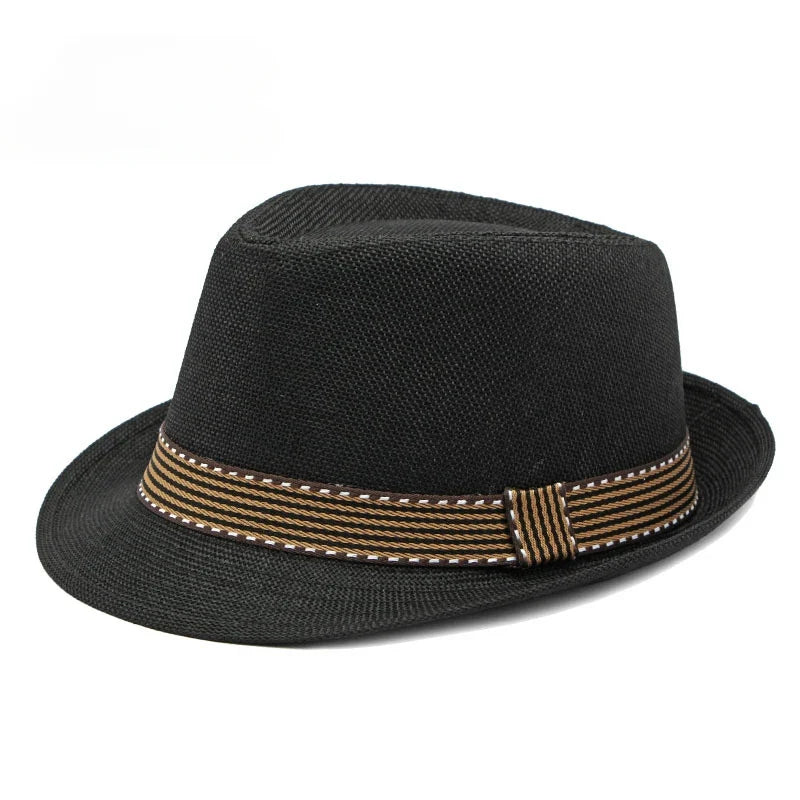 Middle-aged and Elderly MenHats Retro Jazz Hats Fashion Beach Hats Sun Visor Hat Women in Summer.