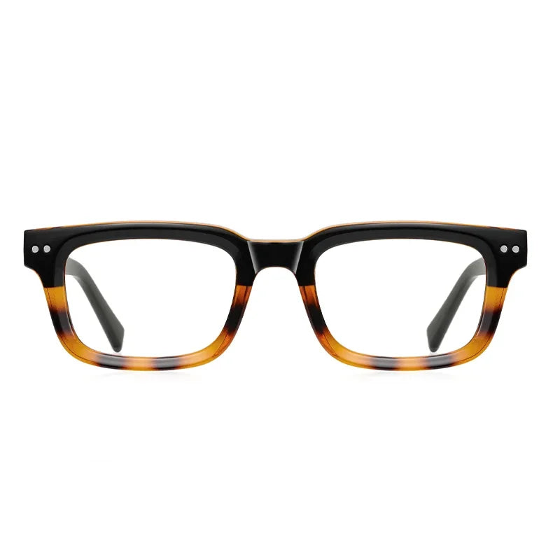 Men's glasses Square Classic Business Anti-Blue Light Reading Glasses Myopia Hyperopia Prescription Customized PFD2189