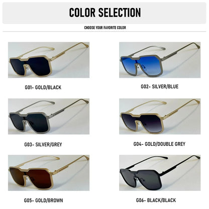 UV400 Protection Sunglass Men Luxury Steampunk Sunglasses Women Trendy One Pieces Fashion Glasses Gafas De Sol Hombre Zonnebril