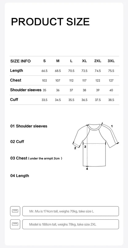 2026 Summer New 240gsm Cool  Feeling Sorona Fabric T-shirts Men Oversize Raglan Sleeve Athletic Sports Gym Workout Tops